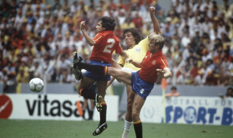 Espanha x Brasil - World Cup 1986 #football #soccer #futbol #foryou #s