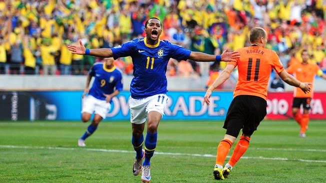 Holanda 2 x 1 Brasil. Análise tática. Copa do Mundo 2010